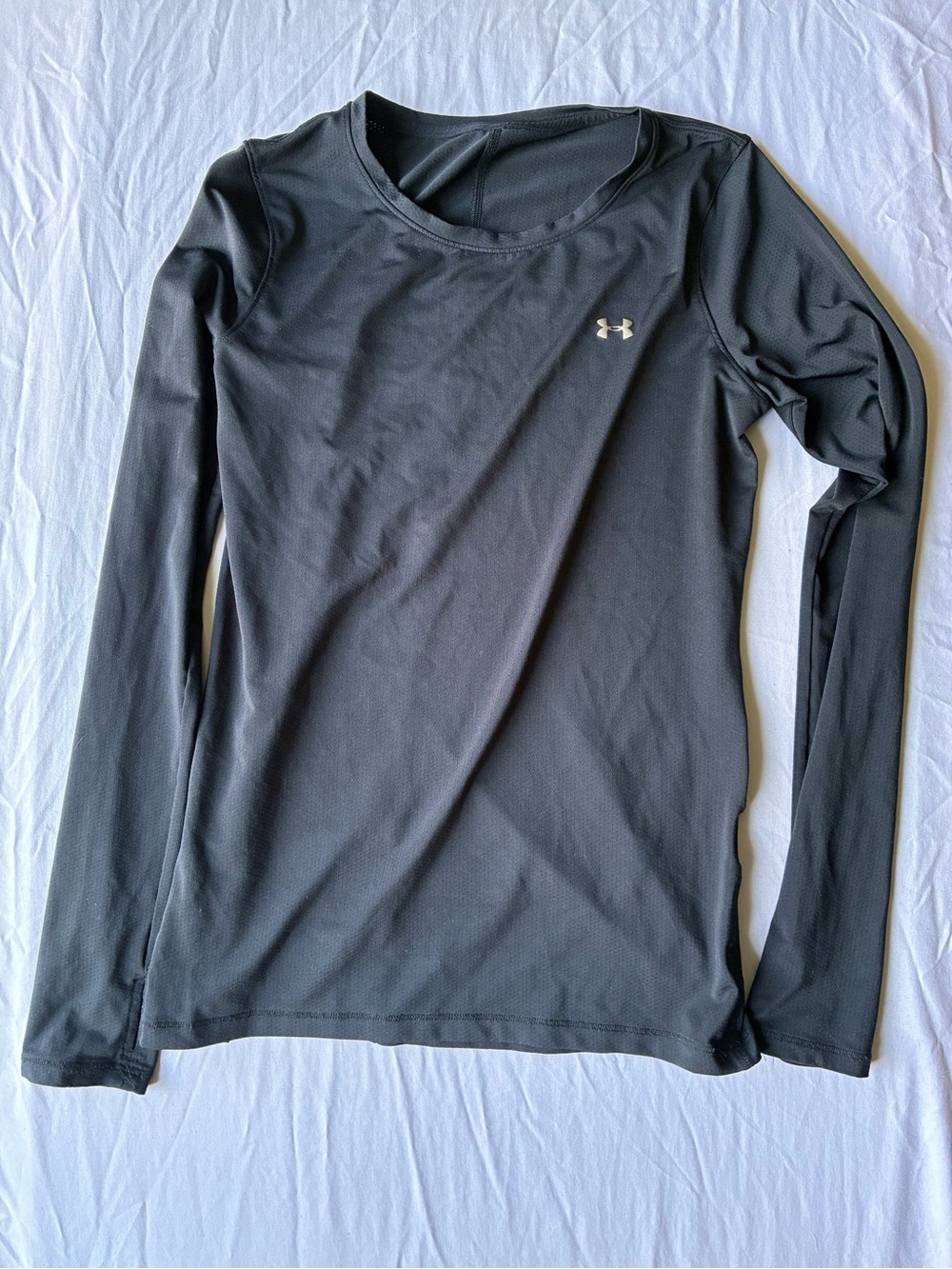 Under Armour Women's Long Sleeve HeatGear Top - Black